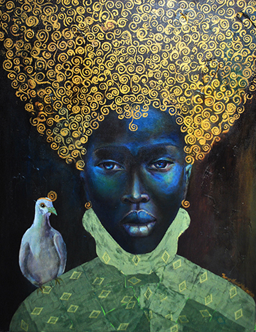 360x466 Tamara Natalie Madden - Black Queen Painting