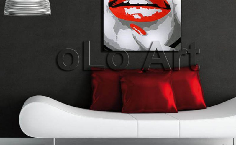 800x491 Black Red White Paintings - Black Red White Painting