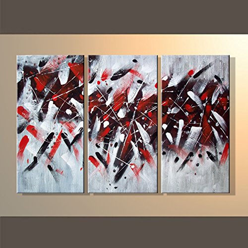 500x500 - Black Red White Painting