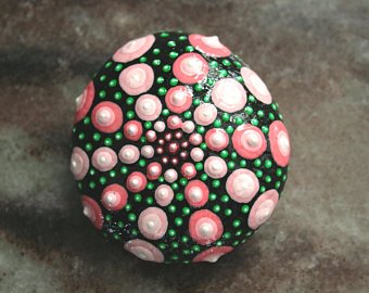 340x270 Yellow Black Rock Rock Painting Bumblebee Decor Hand - Black Rock Painting