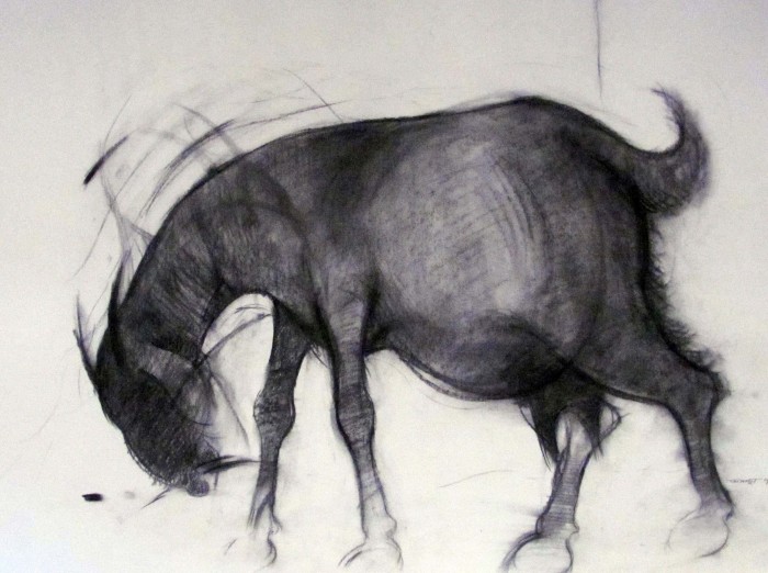 700x522 Black Sheep Painting For Sale By Nivas Kanhere - Black Sheep Painting