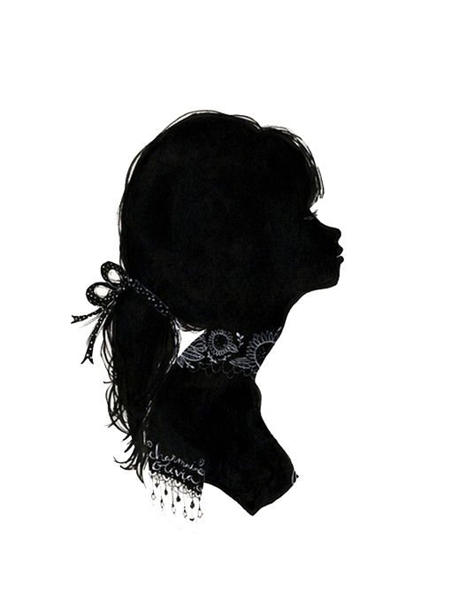 510x679 Silhouette Drawing Painting Art Illustration - Black Silhouette Painting