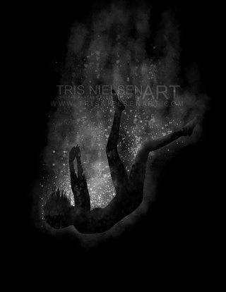 320x414 Sinking Drawings On Paigeeworld. Pictures Of Sinking - Black Silhouette Painting