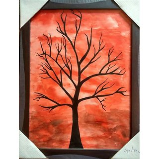 320x320 Buy Red Painting Black Tree Online - Black Tree Painting