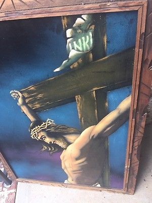 300x400 Vintage Black Velvet Painting - Black Velvet Painting Vintage