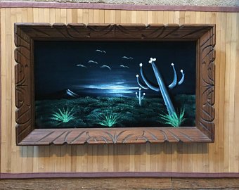 340x270 Black Velvet Painting Etsy - Black Velvet Painting Vintage