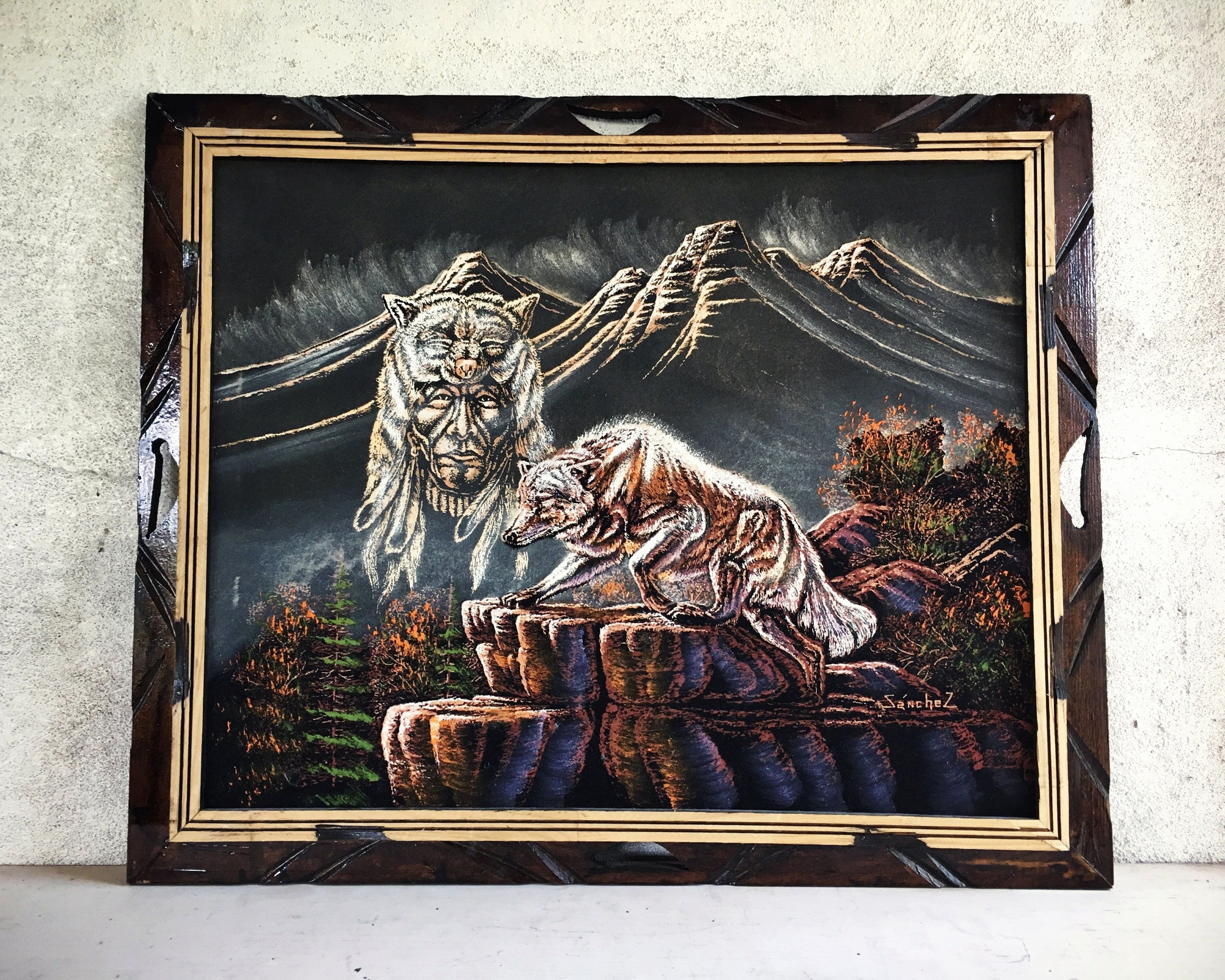 3000x2400 Native American Home Decor Fresh Vintage Black Velvet Painting - Black Velvet Painting Vintage