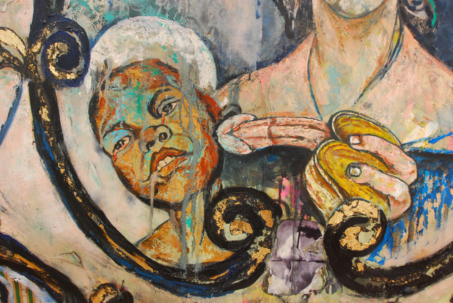 896x600 Ayanda Mabulu - Black Venus Painting