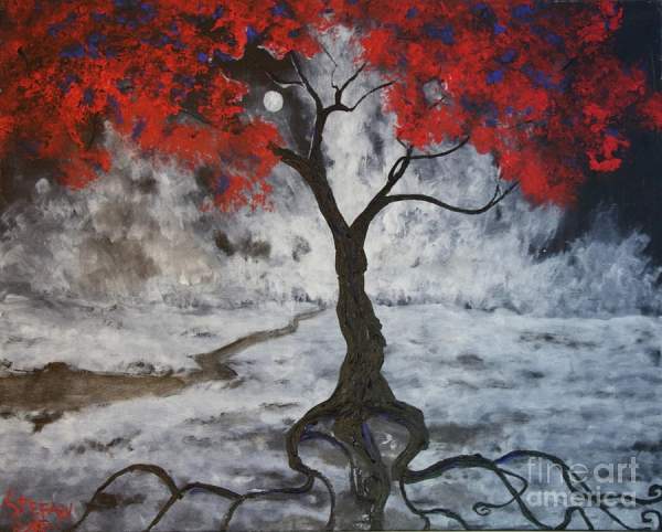 600x482 Online Contest - Black White Red Painting
