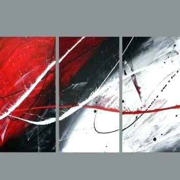 Black White Red Painting at PaintingValley.com | Explore collection of ...