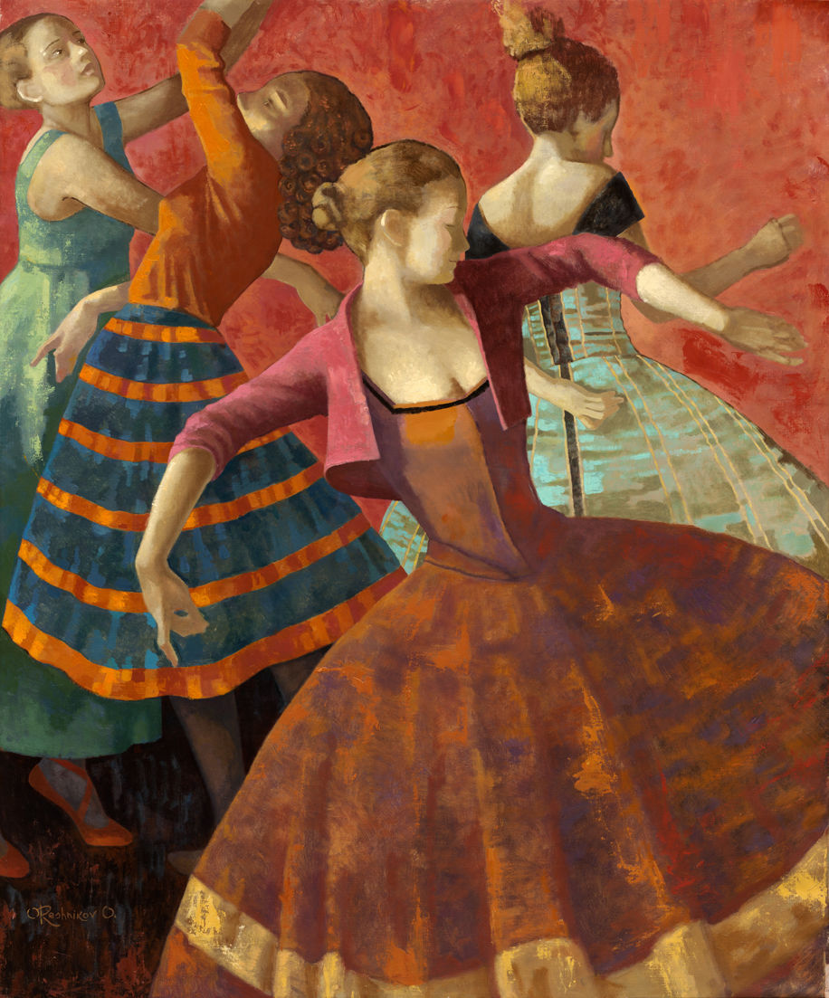 916x1103 Dance (Ohad Milner) - Black Woman Dancing Painting