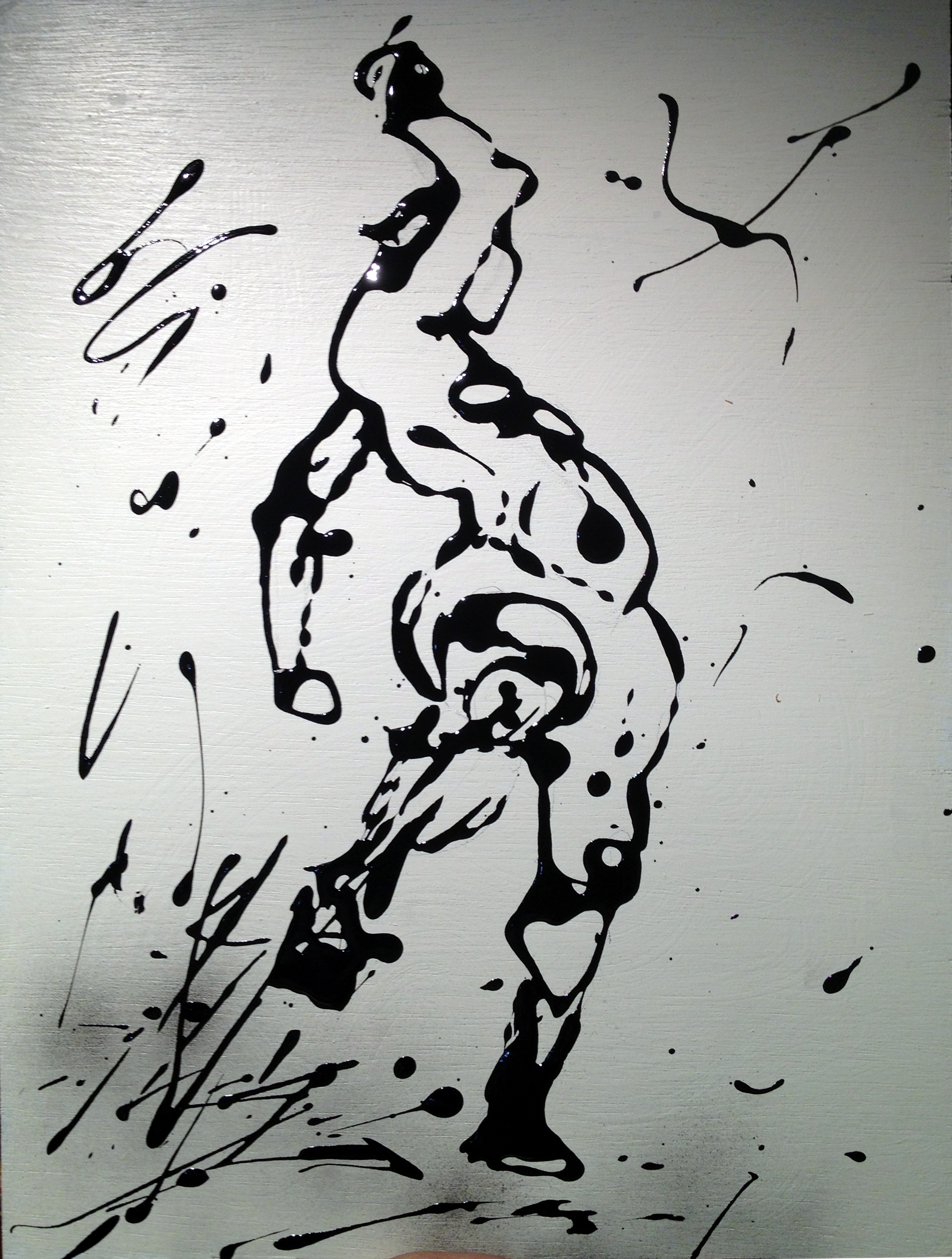 2139x2828 Drip Painting Archives - Black Woman Dancing Painting