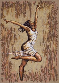 250x350 Dance Joyful.jpg Black Art - Black Woman Dancing Painting
