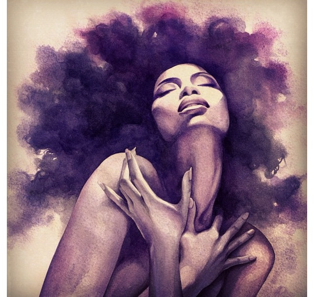 640x606 Httpmedia Cache Ec0pinimgoriginals47ccc6 Black Women Painting - Black Woman Painting