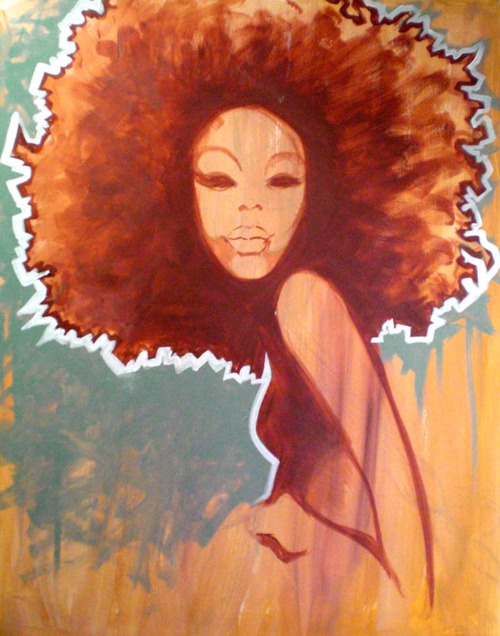500x636 Black Women Confidence Your Black Poets - Black Woman Painting