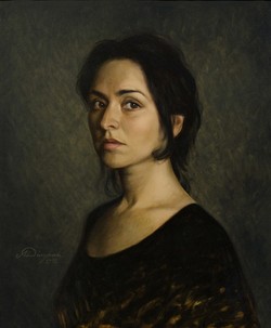 250x303 Black Portraits Paintings - Black Woman Portrait Painting