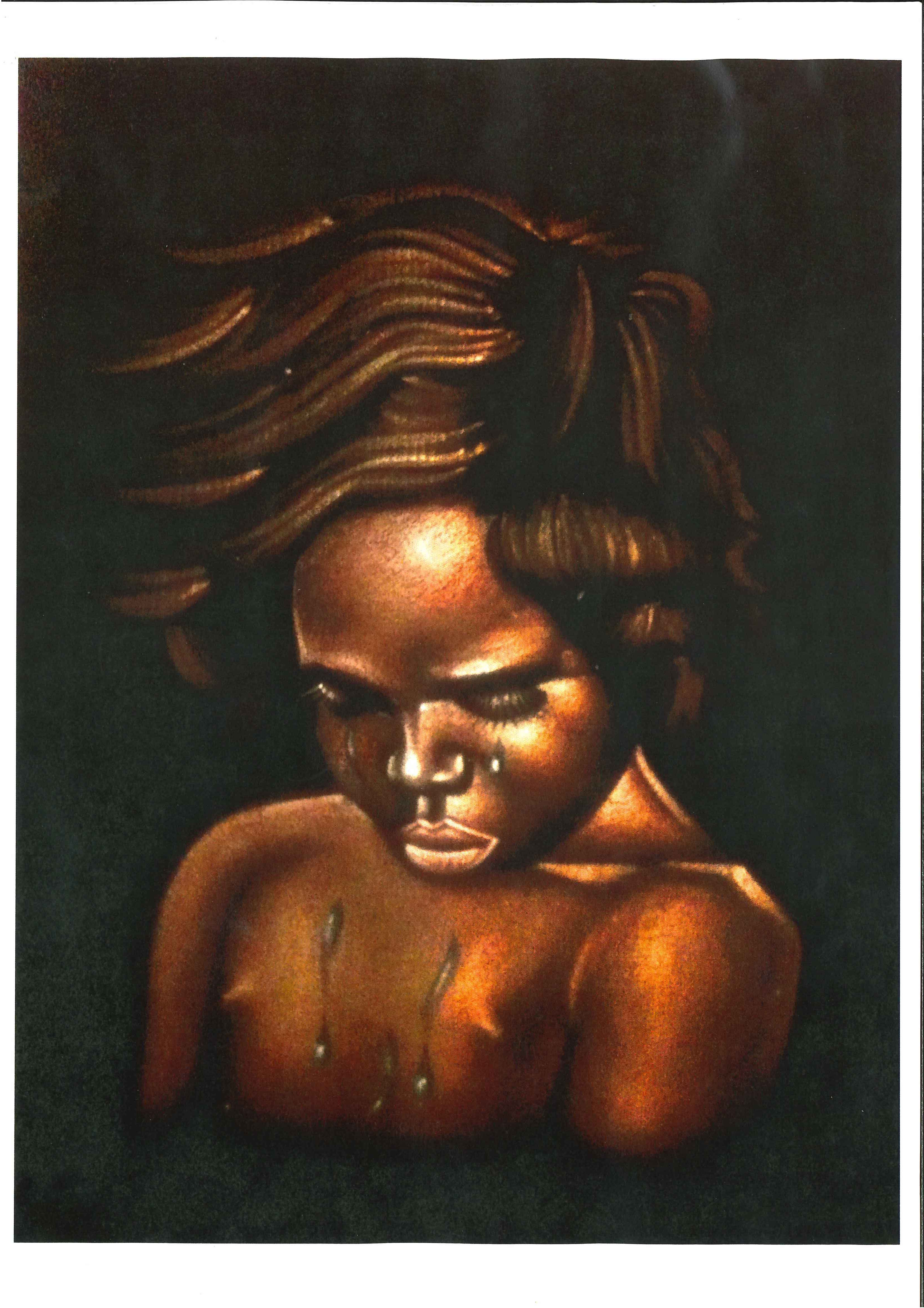 3307x4680 Friday Essay The Politics Of Aboriginal Kitsch - Black Woman Velvet Painting
