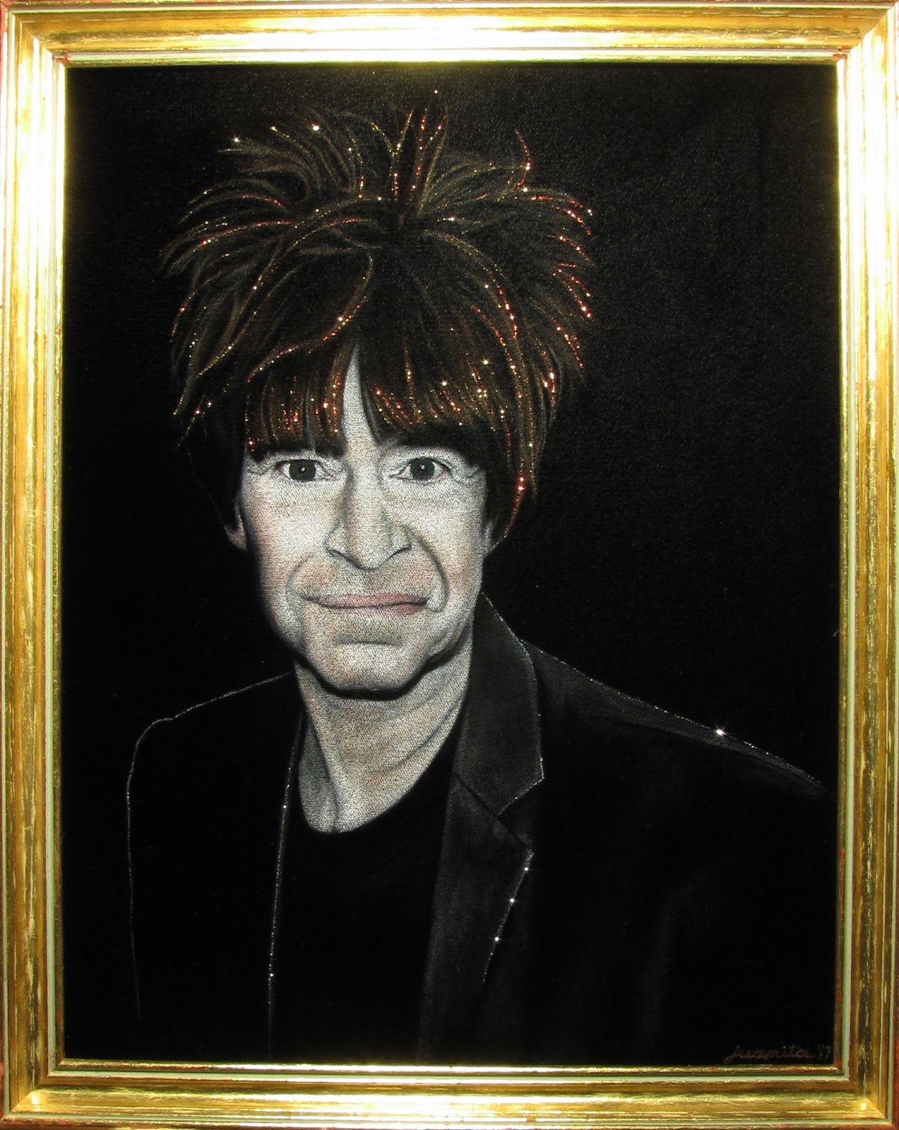 1273x1600 Juanita's Velvets - Black Woman Velvet Painting