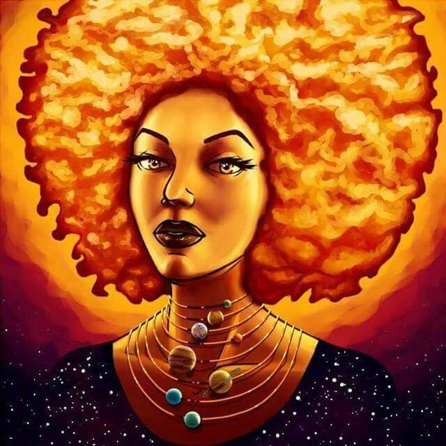 640x640 Pin By Geraldine Pantigoso On Afro African American - Black Woman With Afro Painting