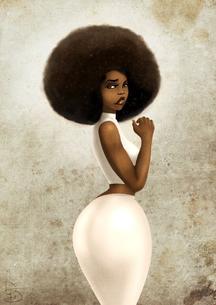736x1040 540 Best People Of African Origin Art Images On Black - Black Woman With Afro Painting