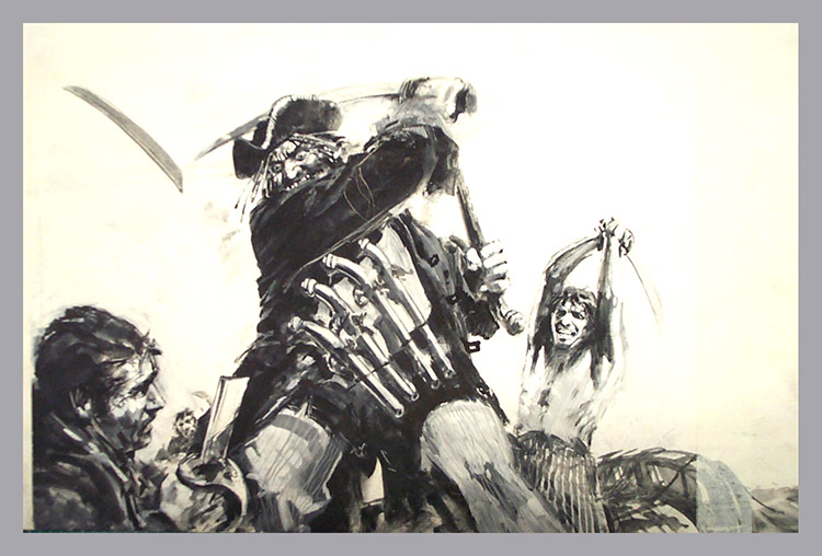 750x508 Blackbeard The Pirate (Edward Teach) By Graham Coton - Blackbeard Painting