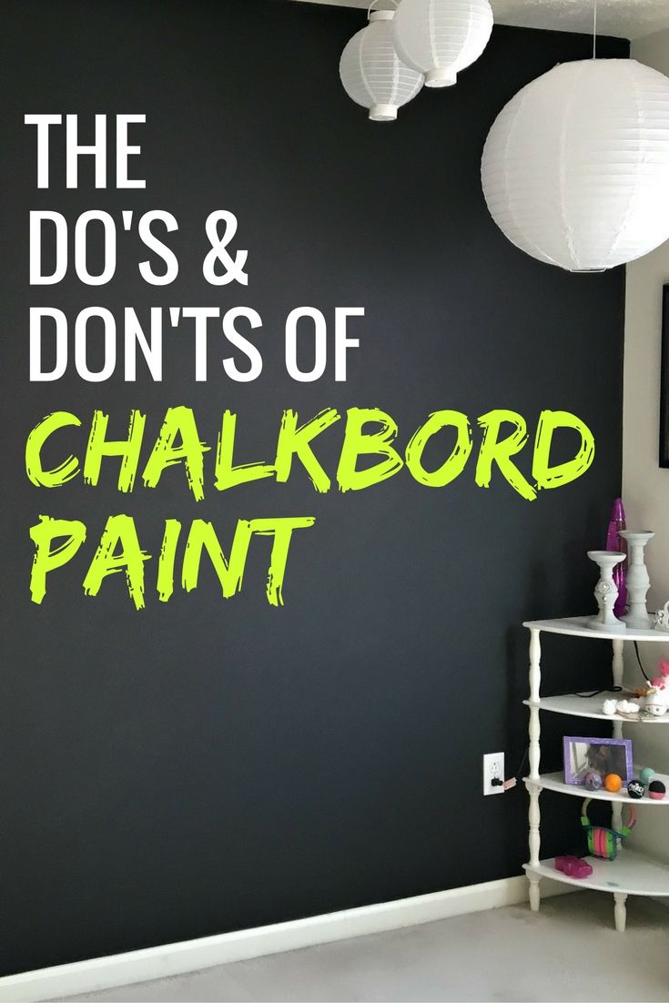 735x1102 Do's And Don'Ts Of Chalkboard Paint To Make A Design Statement - Blackboard Painting