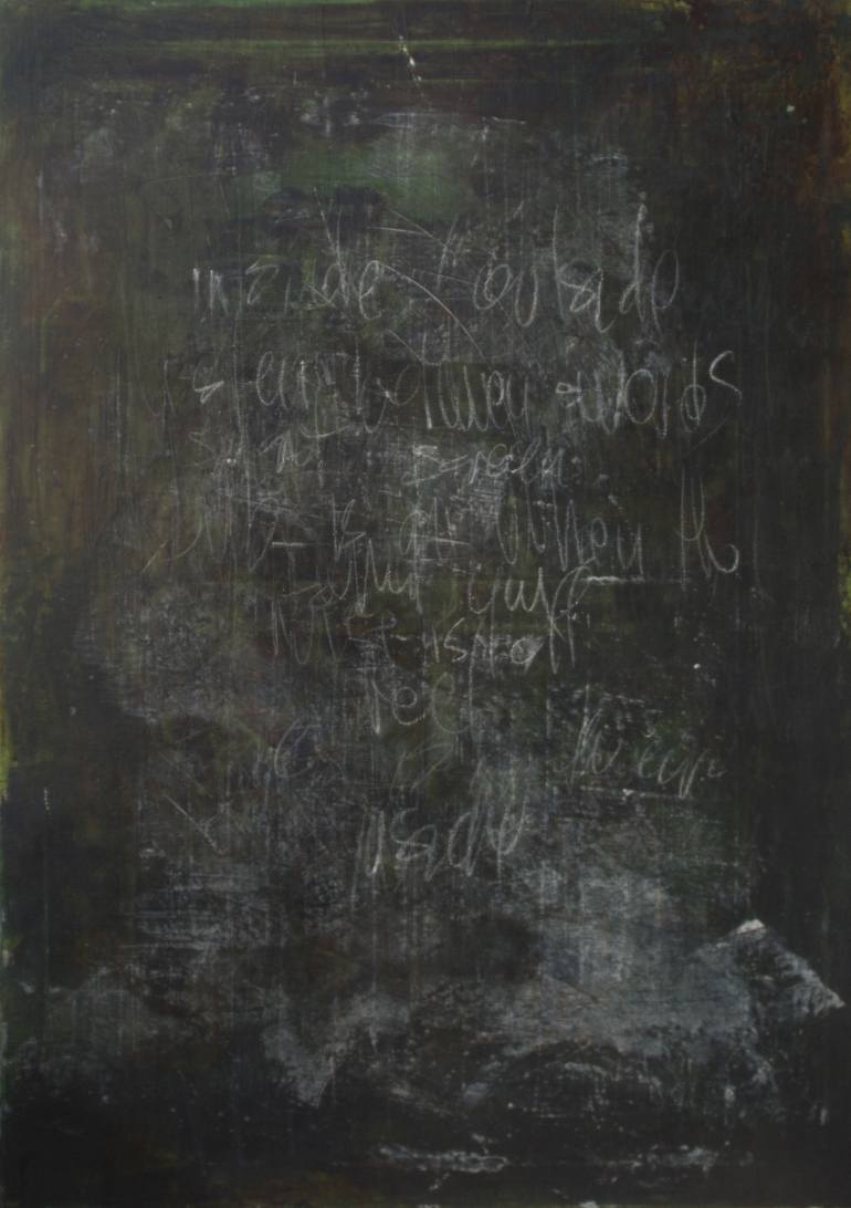 770x1092 Saatchi Art Blackboard Painting By Ana - Blackboard Painting