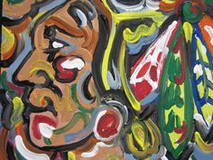 236x177 Chicago Blackhawks Painting By Justin Patten Sports Art Hockey - Blackhawk Painting