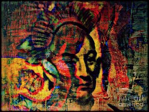 300x225 Chief Black Hawk Paintings Fine Art America - Blackhawk Painting