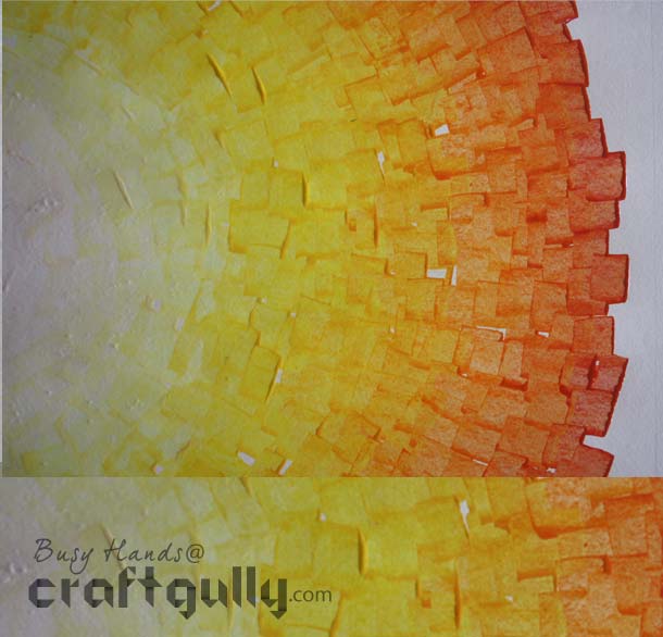 610x586 Learn To Make Your Own Colourful Radiant Tree Of Life Wall Hanging - Blade Painting