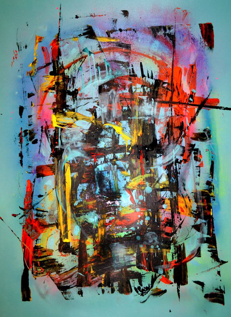 770x1057 Saatchi Art Blade Runner Painting By David Chevtaikin - Blade Painting