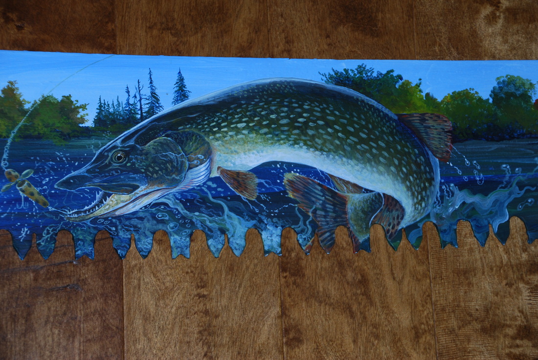 1100x736 Saw Blade Paintings - Blade Painting