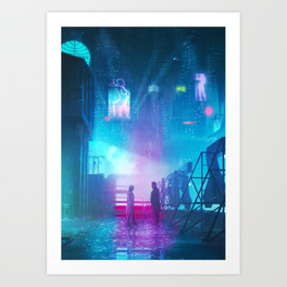 264x264 Blade Runner Art Prints Society6 - Blade Runner Painting
