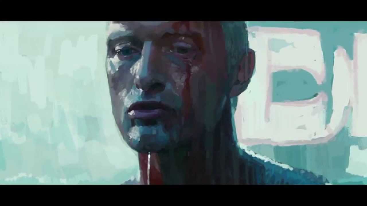 1280x720 A Quick Rutger Hauer Blade Runner Painting - Blade Runner Painting