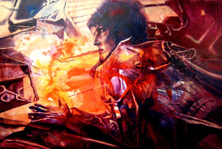 770x517 Saatchi Art Blade Runner - Blade Runner Painting