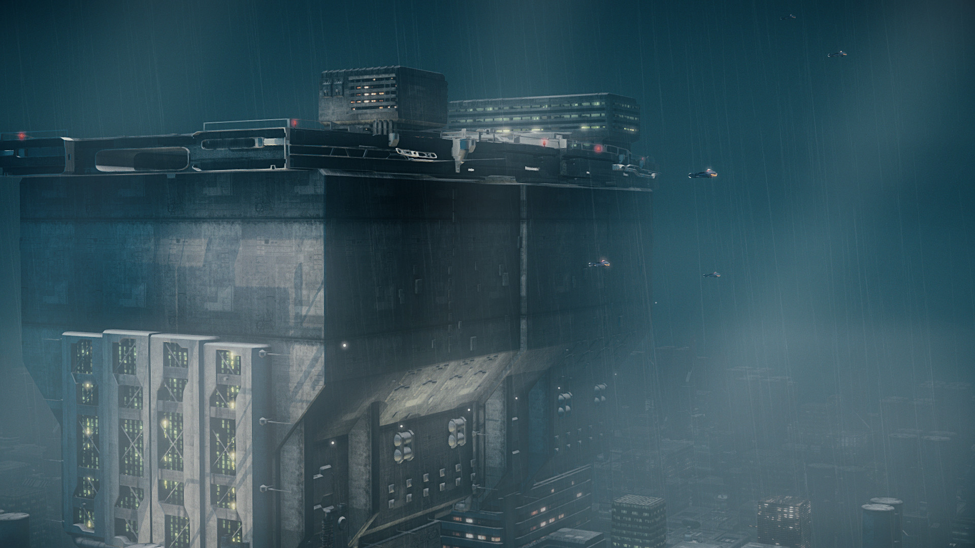 1920x1080 Artstation - Blade Runner Painting