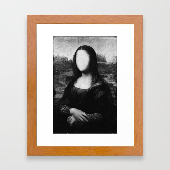 700x700 Anonymous Mona Lisa - Blank Painting