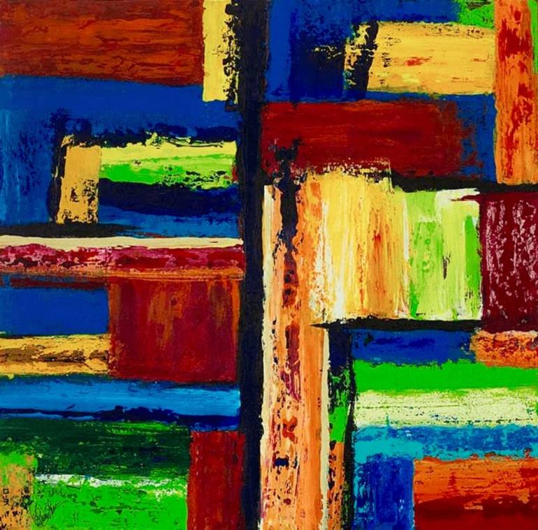 770x759 Saatchi Art Inca's Blanket Painting By Laura Lovera - Blanket Painting