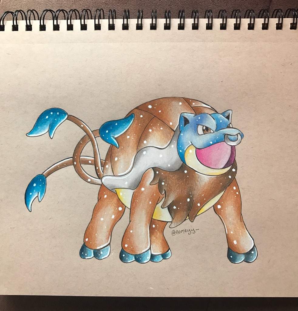 982x1024 Blastoisetauros Pokefusion ^ ^ Amino - Blastoise Painting