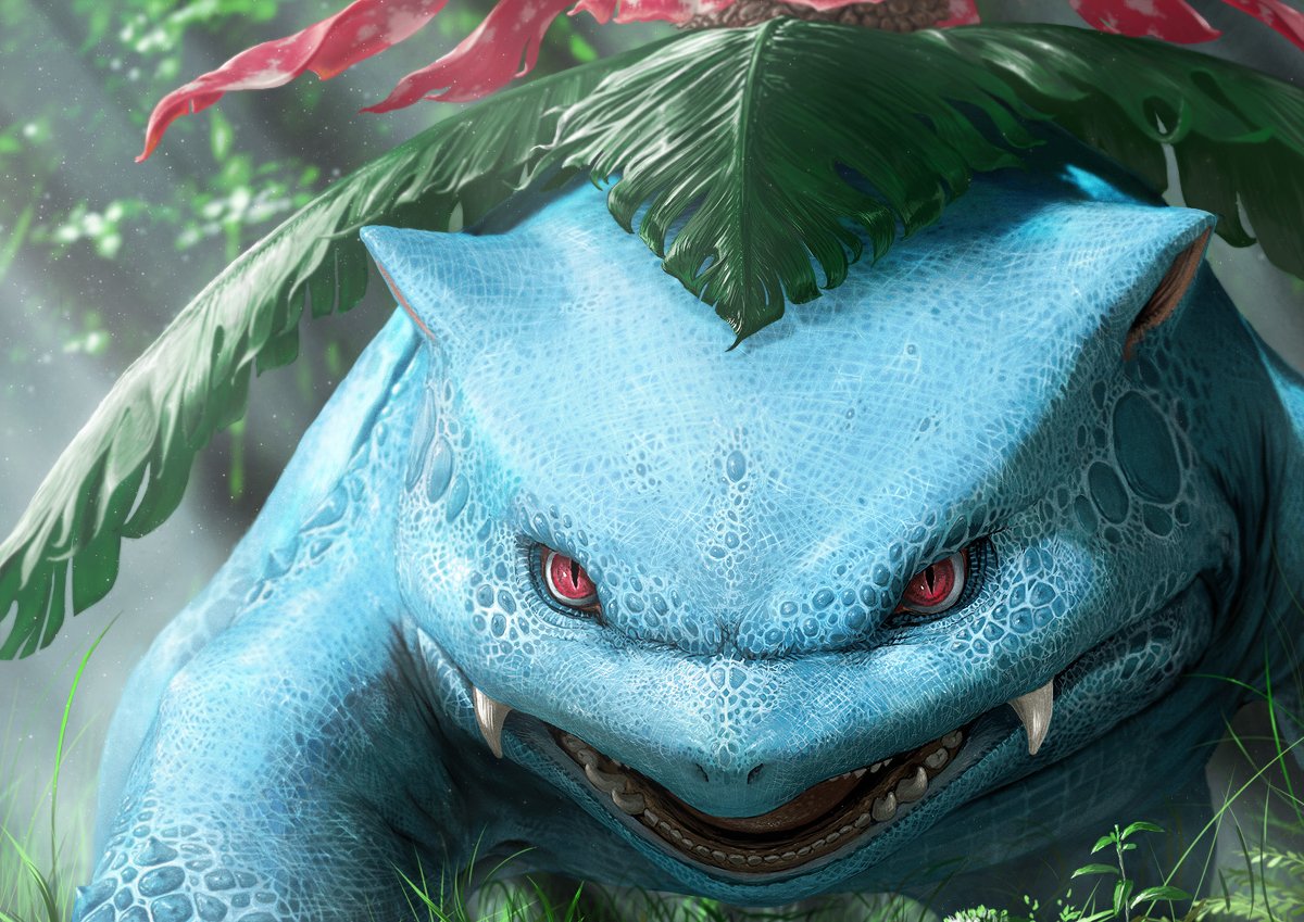 1200x849 Japanese Artist Creates Breathtaking Realistic Pokemon Paintings - Blastoise Painting