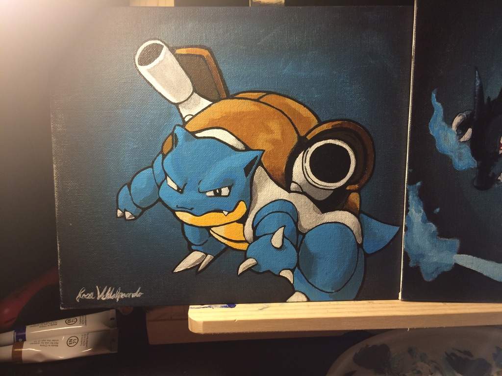 1024x768 My Blastoise Painting Amino - Blastoise Painting