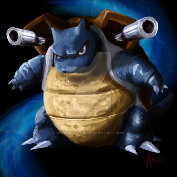 600x600 Weird Blastoise Sketch Of Weirdness By Comicmasterx - Blastoise Painting