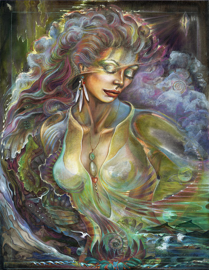 698x900 Element Air Painting By Blaze Warrender - Blaze Painting