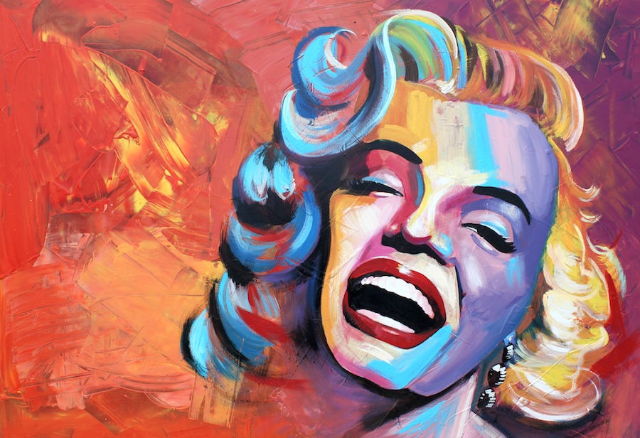 900x616 Marilyn Art For Sale 1 - Blaze Painting