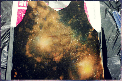 500x334 Diy Tutorial Make A Galaxy With Bleach - Bleach Painting