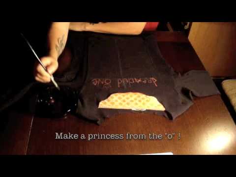 480x360 How To Paint On T Shirts With Household Bleach - Bleach Painting