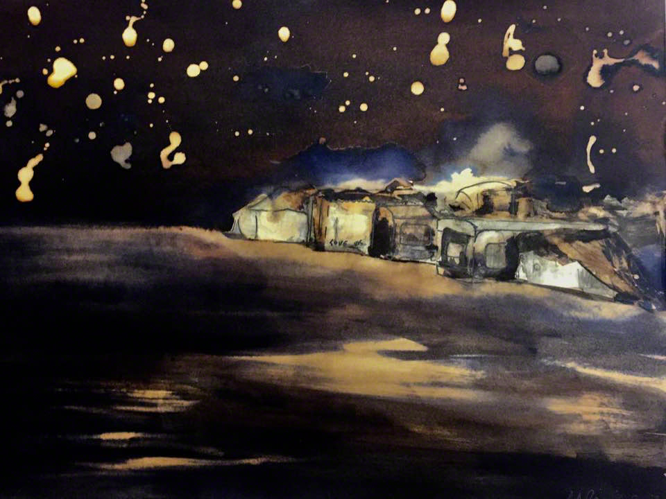 960x720 Ink And Bleach Painting Archives Alison A Raimes - Bleach Painting