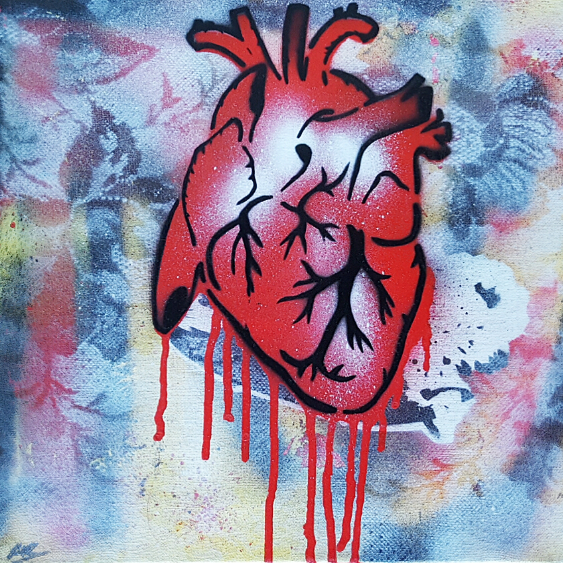 Bleeding Heart Painting at PaintingValley.com | Explore collection of ...