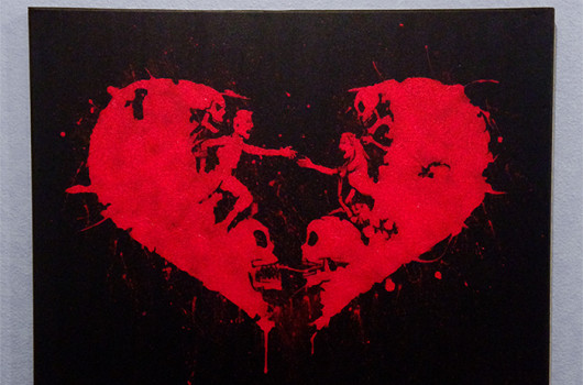 530x350 Bloodline Art - Bleeding Heart Painting