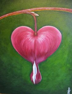 236x311 Original Watercolor Bleeding Hearts By Ginny By Allnaturesings - Bleeding Heart Painting